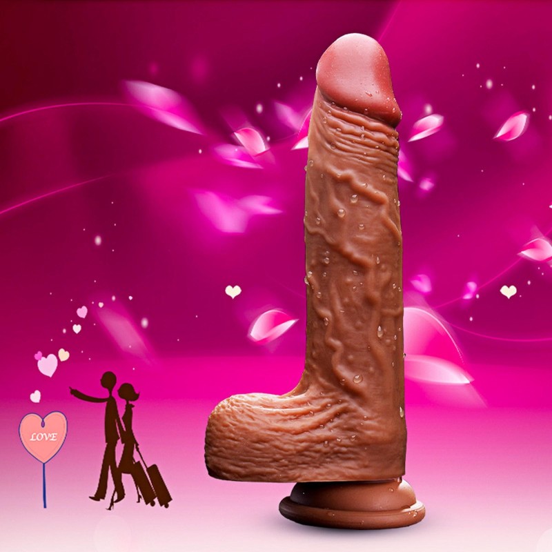 Telescopic Vibrator with Heat Rechargeable Remote Control 7 modes 20 x 4cm