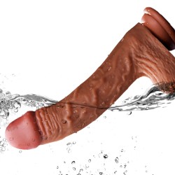 Vibrador Telescópico con Calor  Control Remoto Recargable 7 modos 20 x 4cm