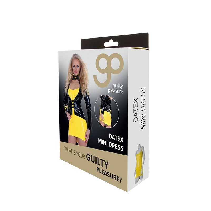 GP DATEX MINI VESTIDO AMARILLO Talla M