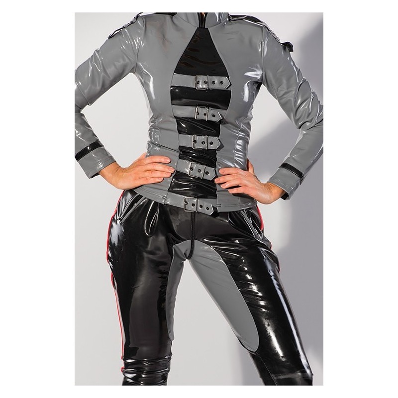 GP DATEX Jaqueta sargento cinza / tamanho preto m