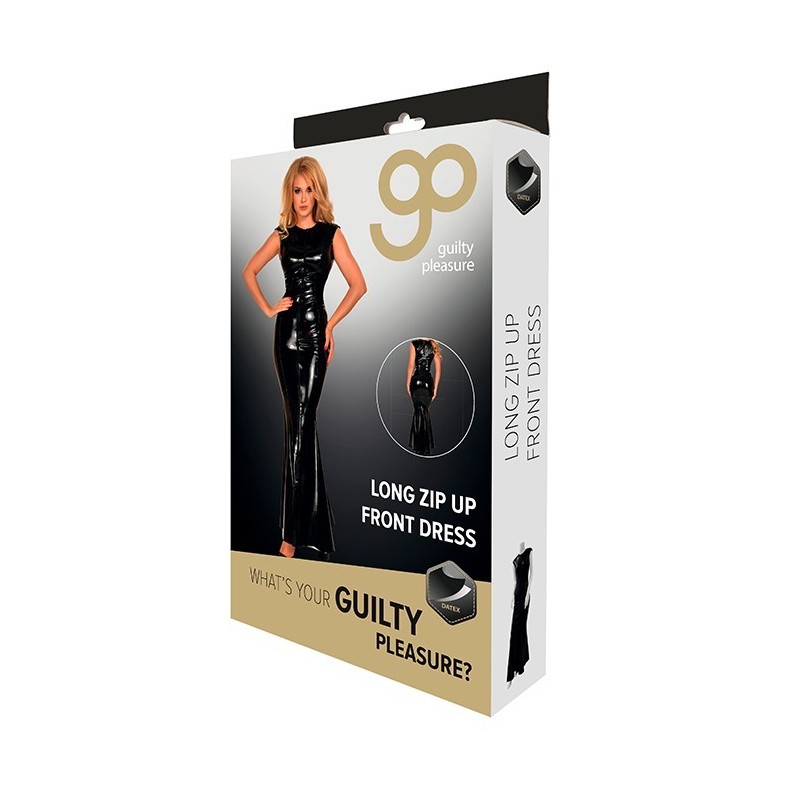 GP DATEX Abito Nero con Cerniera Taglia S