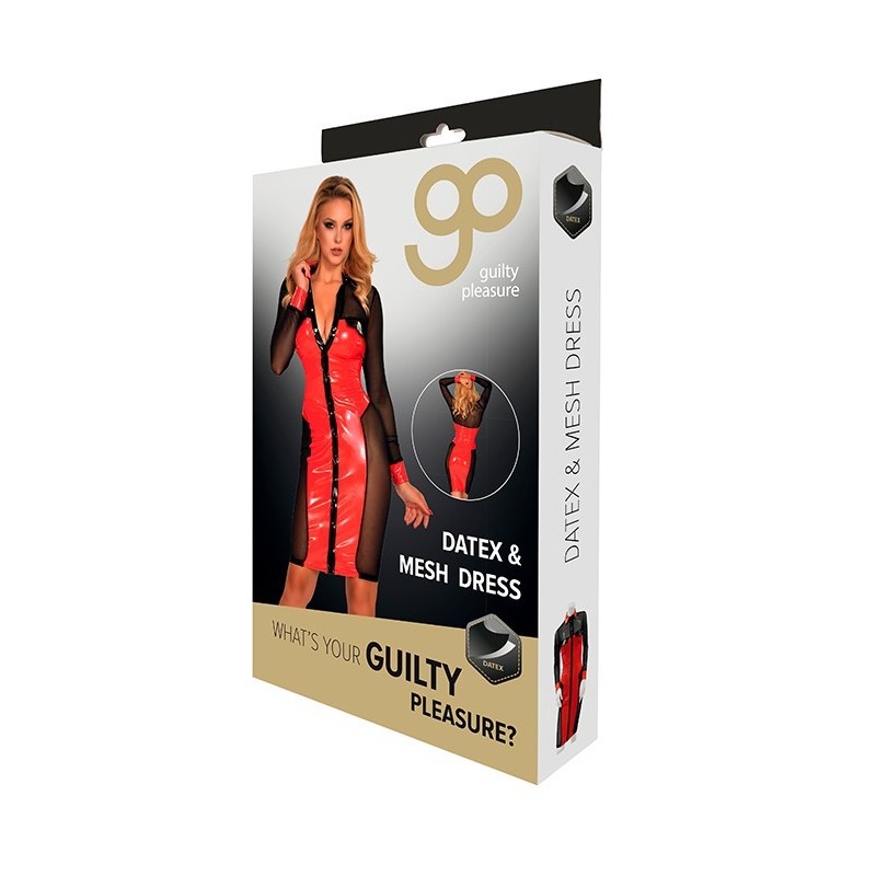 GP Robe Datex Rouge et Rouge Noir Taille S
