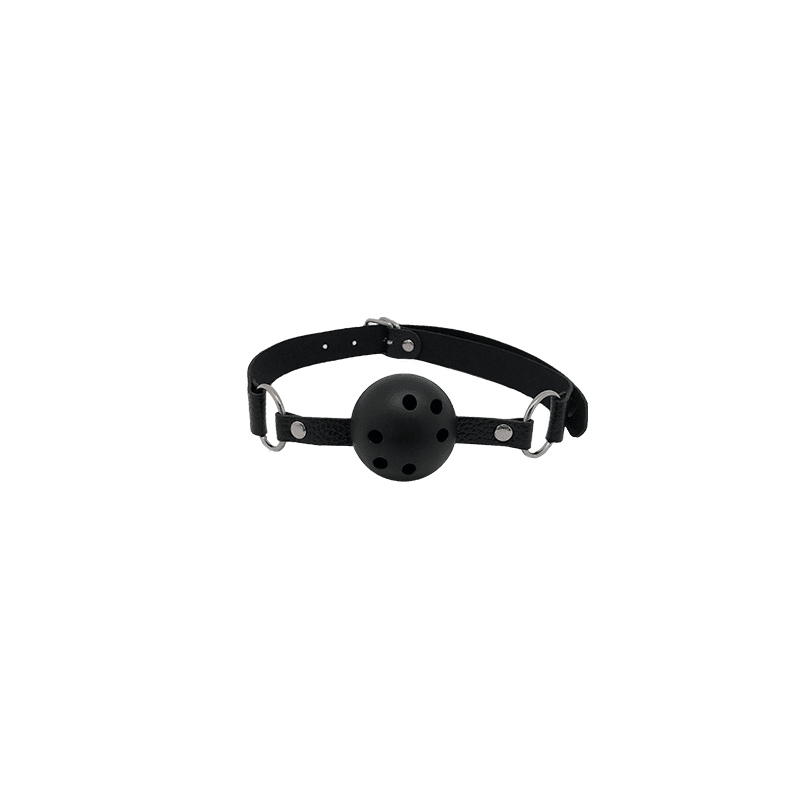 Discretion - Gag Negro Transpirable 4,5cm