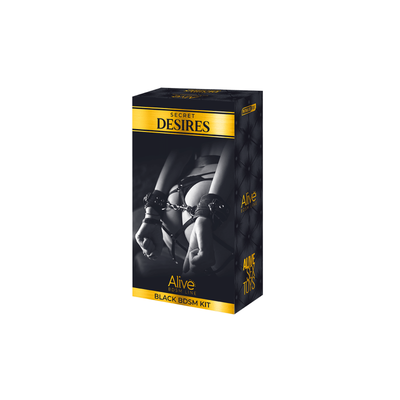 Secret Desires  - Kit BDSM 8 Piezas Negro