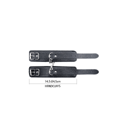 Secret Desires - BDSM 8 Piece Kit Black