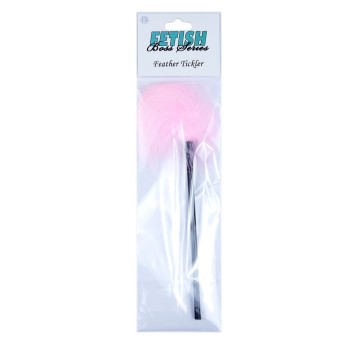 Pluma Rosa con varilla 2