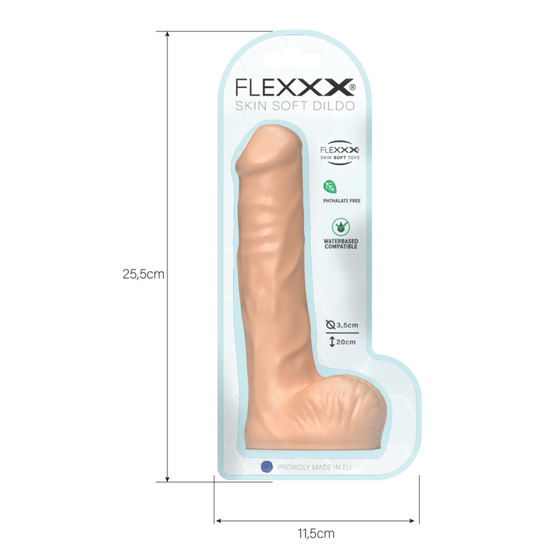 Gode réaliste FLEXXX SKIN 20x3,5cm - LT2509