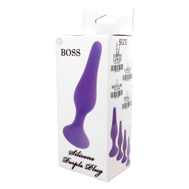 Slim Anal Plug Silicone M Lilac