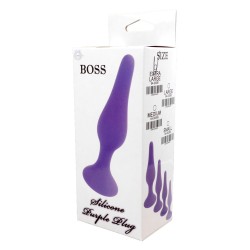 Tappo anale sottile silicone M Lilla