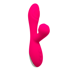 Caribbean Shine Rosa Succionr + Vibrateur + Bouton Rechargeable