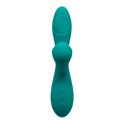 Caribbean Shine Azul Succionador + Vibrador  + Pulsador Recargable