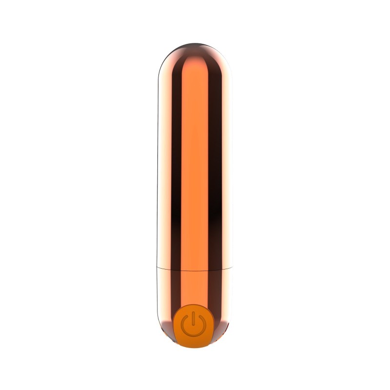 Power Bullet Bullet Rechargeable Vibrating Bullet 10 Modes Gold 7,5x2cm