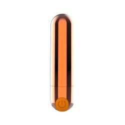 Power Bullet Bullet Rechargeable Vibrating Bullet 10 Modes Gold 7,5x2cm