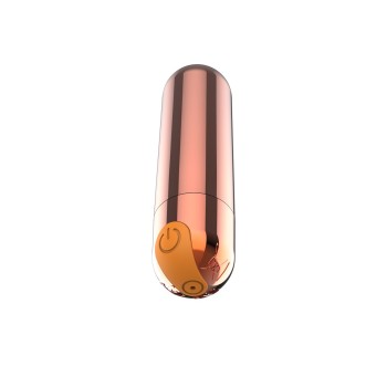 Power Bullet Bala Vibradora Recargable 10 modos Dorada 7,5x2cm 2