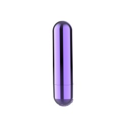 Power Bullet Bala Vibradora Recargable 10 modos Morada 7,5x2cm