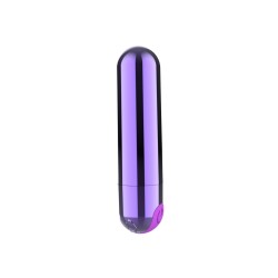 Power Bullet Proiettile vibrante ricaricabile 10 modalità viola 7,5x2cm