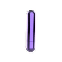 Power Bullet Bala Vibradora Recargable 10 modos Morada 7,5x2cm