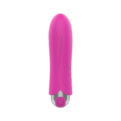 Exklusive Bullet Bullet Wiederaufladbare vibrierende Kugel 10 Modi Silikon Pink 9x2,5cm