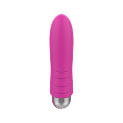 Exclusive Bullet Bala Vibradora Recargable 10 modos Silicona Rosa 9x2,5cm