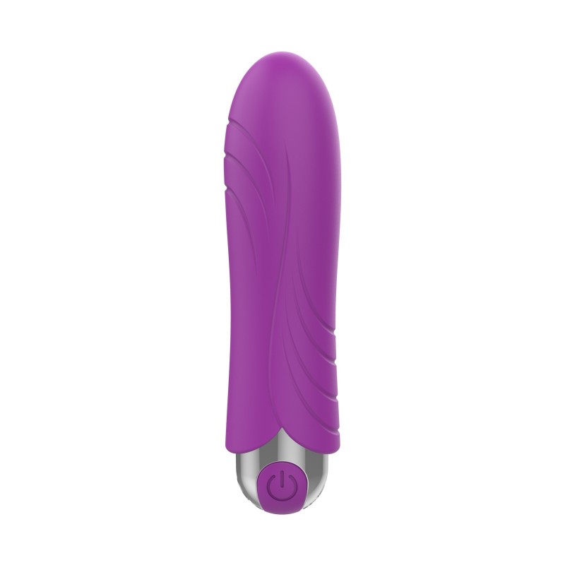 Exclusive Bullet Bala Vibradora Recargable 10 modos Silicona Morada 9x2,5cm
