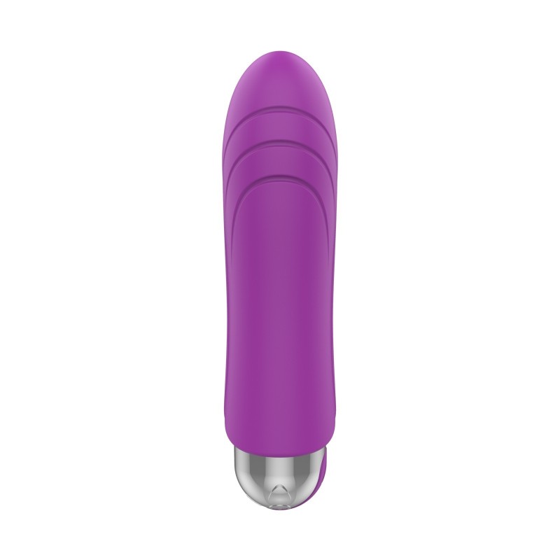 Bullet Bullet Rechargeable Rechargeable Bullet 10 Modes Purple Silicone 9x2,5cm