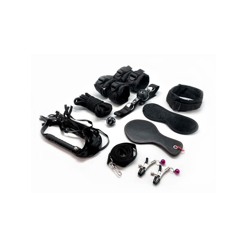 Fury Kit BDSM 10 Pièces Noir