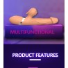 Basia Double Up&Down Vibrador + Língua Recarregável 45 modos