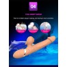 Basia Double Up&Down Vibrator + Langue rechargeable 45 modes