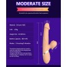 Basia Double Up&Down Vibrador + Língua Recarregável 45 modos