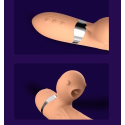 Basia Double Up&Down Vibrador + Língua Recarregável 45 modos