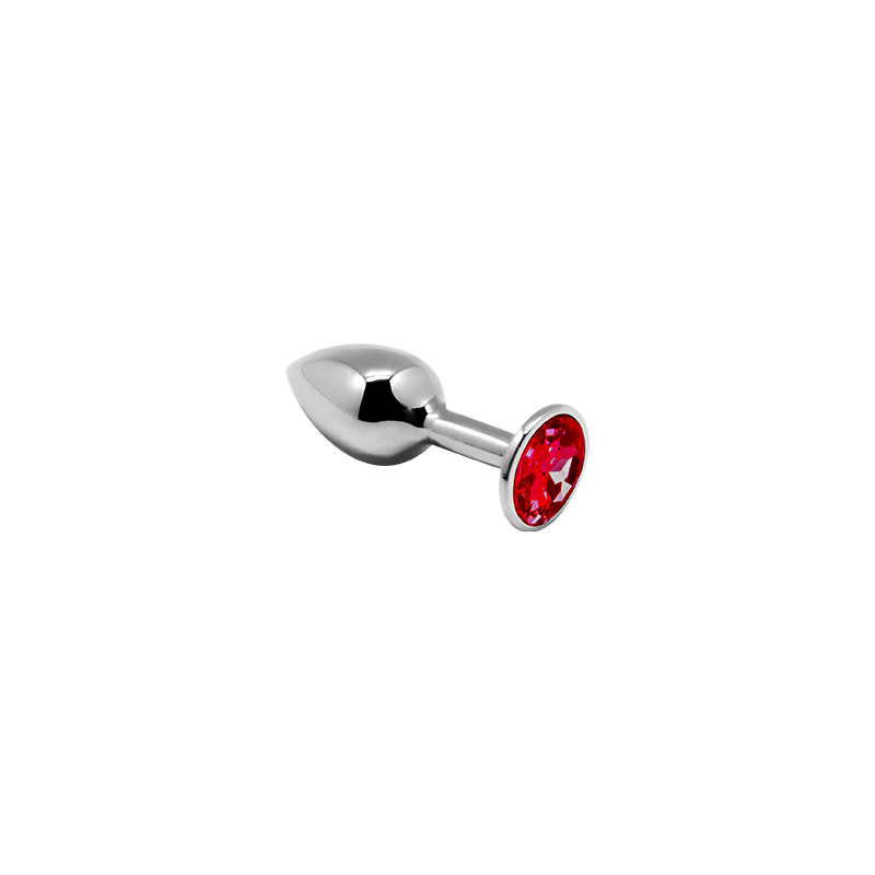 Joya Anal Metal - Rojo S  7x2,8cm