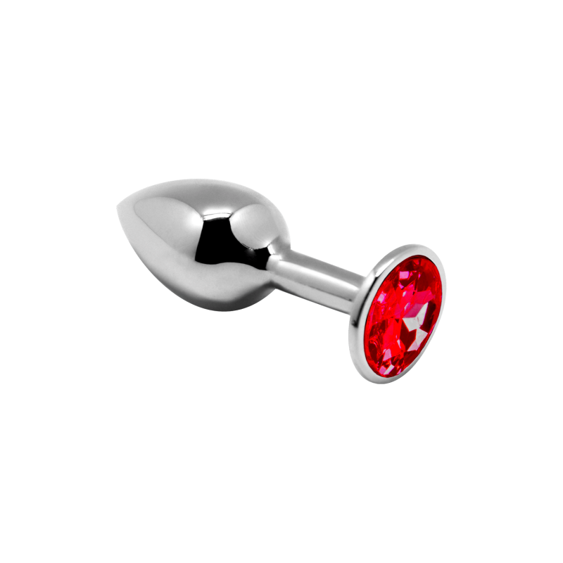 Joya Anal Metal - Rojo S  7x2,8cm