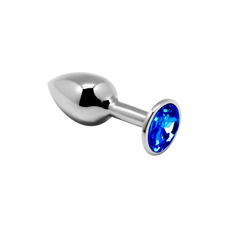 Anal Jewel Métal - Bleu S 7x2,8cm