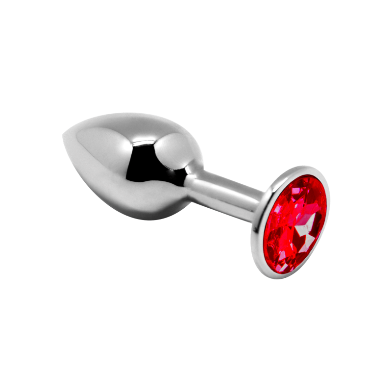 Anal Jewelry Metal - Red M 8x3,4cm