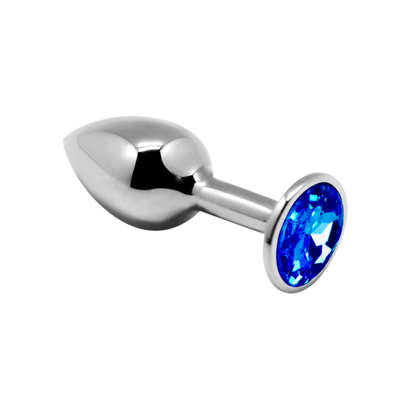 Joias Anais de Metal - Azul M 8x3,4cm
