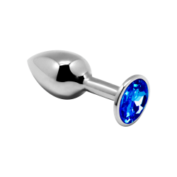Gioielli Anal Metallo - Blu M 8x3,4cm