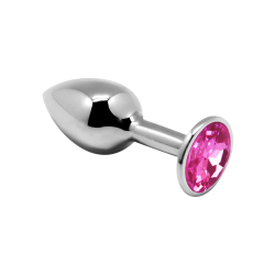 Anal Metall Schmuck - Pink M 8x3,4cm