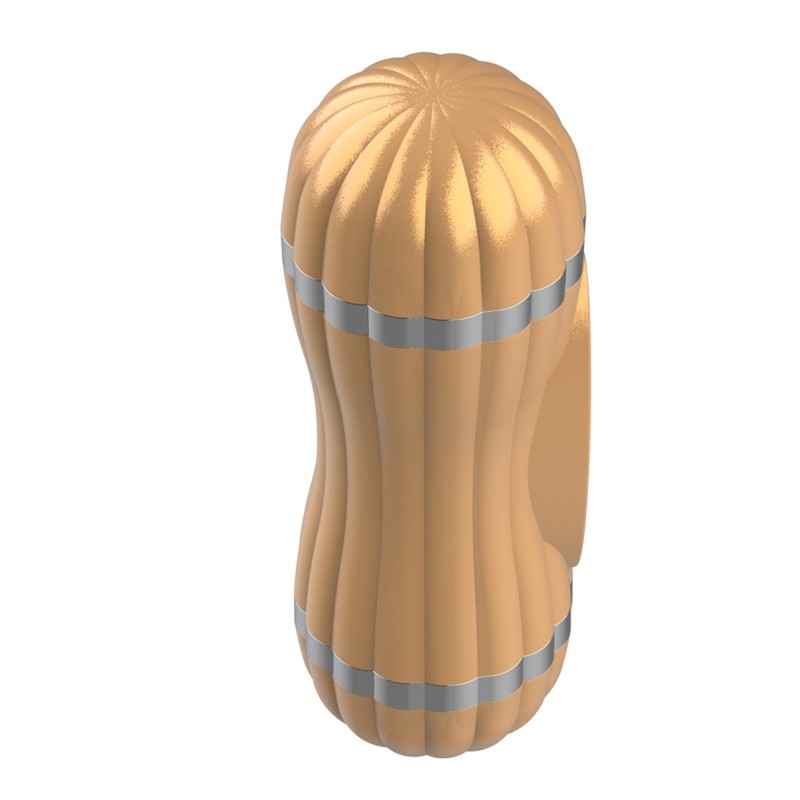 Vagina and Mouth BEVIS rechargeable, with 36 vibration modes Cyberskin Masturbator