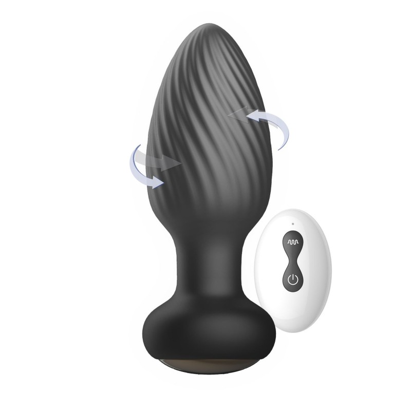 Télécommande Plug Rotator et Vibrateur Rechargeable 49 modes