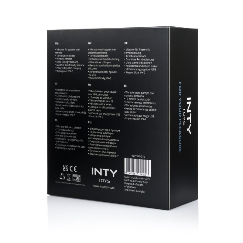 Switch - Silicona Liquida - Vibrador para parejas Recargable 12 modos
