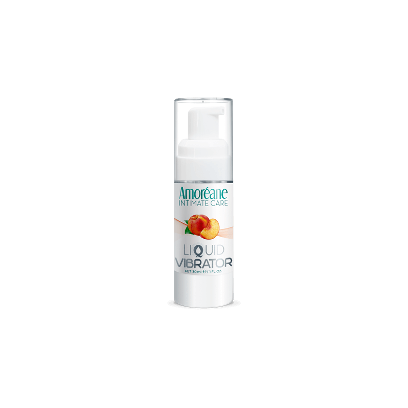 Peach Liquid Vibrator 30ml - Amoréane