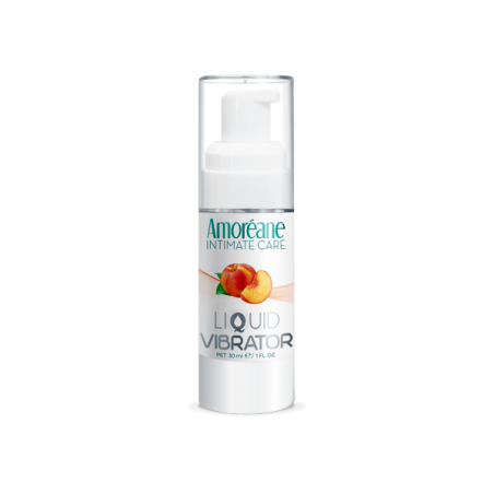 Peach Liquid Vibrator 30ml - Amoréane