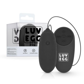 LUV EGG BLACK Egg Silicone recarregável 12 modos 2