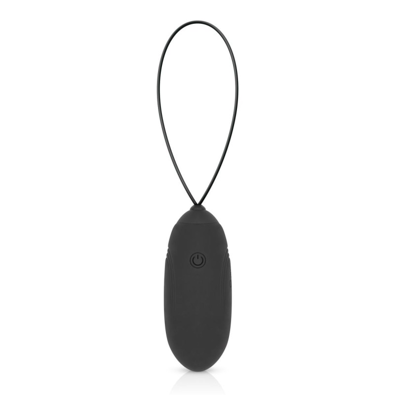 LUV EGG NEGRO Huevo Recargable Silicona 12 modos