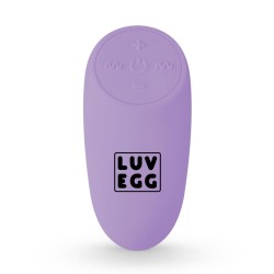 LUV EGG XL Lila Ei wiederaufladbares Silikon 12 Modi