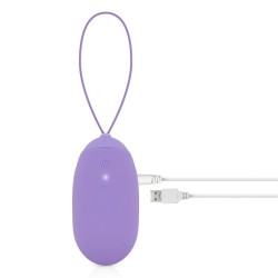 LUV EGG XL Purple Egg Rechargeable Silicone 12 Modes