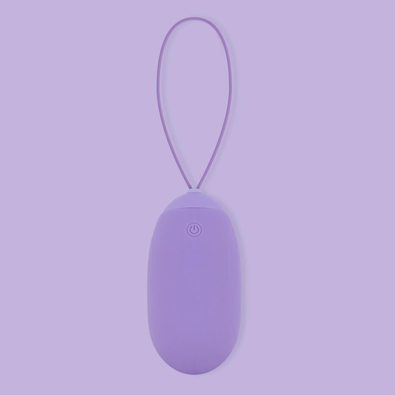 LUV EGG XL Morado Huevo Recargable Silicona 12 modos