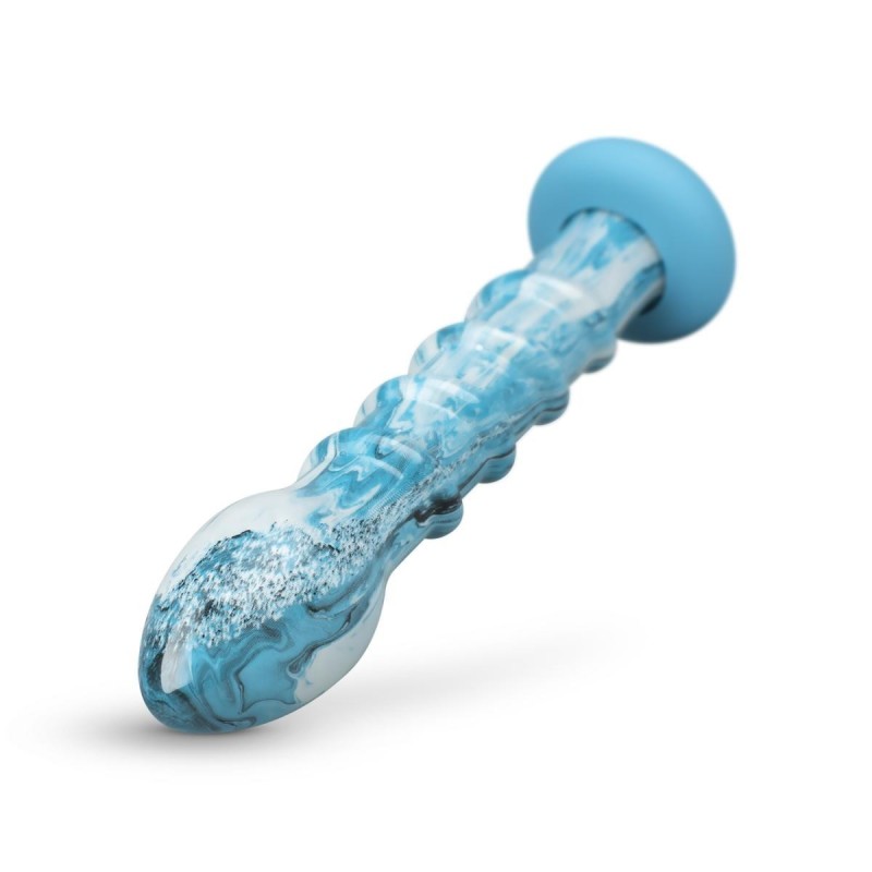 Gode en verre - Ocean Wave (17.9cm x 3.8cm)