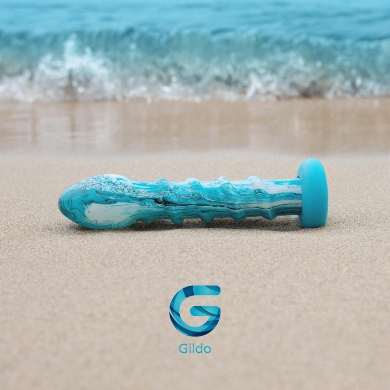 Gode en verre - Ocean Wave (17.9cm x 3.8cm)