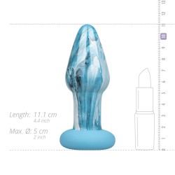 Plug de Vidrio - Ocean Curl (10,8cm x 4cm)